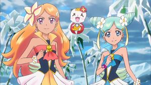 Alo-Ha Pretty Cure and Their Partner in Episode 28