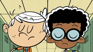 Lincoln and Clyde walking.