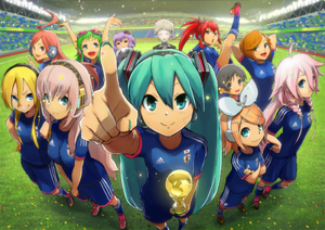 Vocaloid Girls soccer team Japan