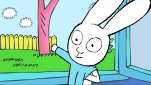 Simon changing into his pajamas