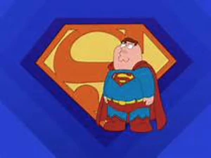 Peter as Superman.png (315 KB) Peter Griffin's portrayal as Superman.