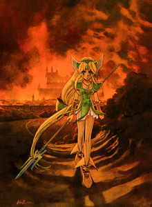 Promo artwork featuring Riesz as she leaves Laurent in tears.