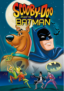 Shaggy with Scooby on the Scooby-Doo Batman DVD