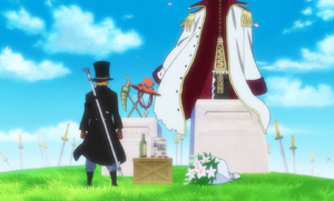 Sabo visits Ace's grave