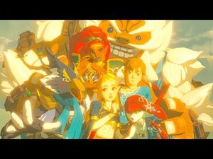 Zelda- BOTW (The Champions' Ballad - Final Memory Cutscene)