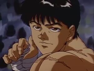 Baki as he appeared in the Ultimate Fighter OVA.