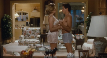 Chances Are Alex Finch (Robert Downey Jr) and Corinne Jeffries (Cybill Shepherd) after she knows that Alex is Louie