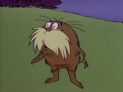 The Lorax from the classic 1972 TV special.