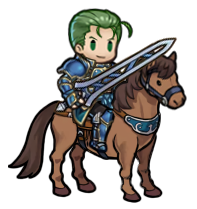 Luke's sprite in Fire Emblem Heroes.