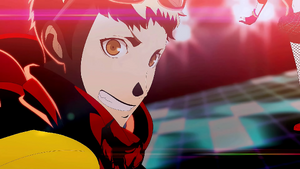 Ryuji dancing in the intro of Persona 5 Dancing Star Night