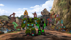 Grimlock and Bulkhead's new better friendship