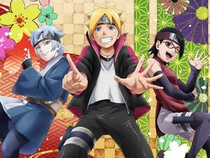 Naruto X Boruto Ninja Voltage Mitsuki, Boruto and Sarada