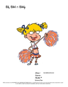 Nazz wearing a Cheerleader outfit