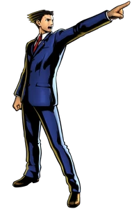 Phoenix Wright in Ultimate Marvel vs. Capcom 3.
