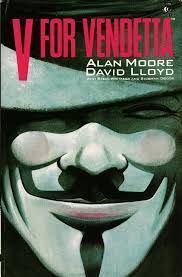 V as he appears on the cover of the comic