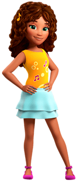 Lego friends andrea top