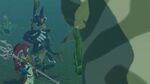 Hestu gets sassed at by Revali.
