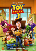 Slinky and his friends on the Toy Story 3 DVD. This is Slinky's first and currently only appearance on a DVD cover