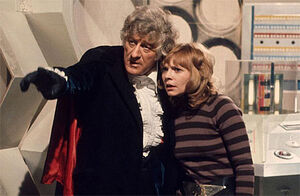 The Third Doctor and Jo Grant.