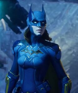 Batgirl in the upcoming videogame, Gotham Knights.