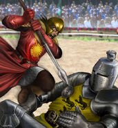 Oberyn Martell fights Gregor Clegane