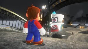 Mario first meets Cappy