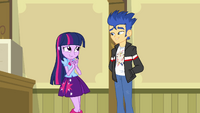 Twilight and Flash awkward around each other EG