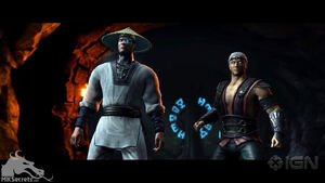 Raiden and Fujin defending the thunder god's temple.