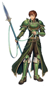 Official artwork of Roderick from New Mystery of the Emblem