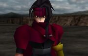 Vincent Valentine - Battle close-up