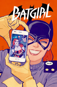 Batgirl Vol 4 39 Textless Harley Quinn Variant