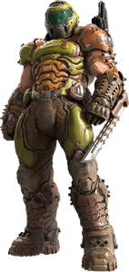 Doom Slayer DE render