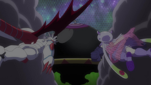 Ep. 63 Two Ultimate Digimon are in the battle.