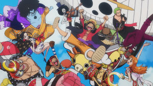 One Piece OPENING PAINT ending pose