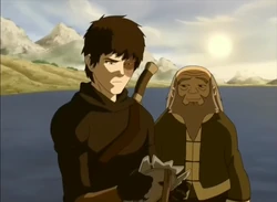 Zuko after choosing to return Appa to the Avatar instead.