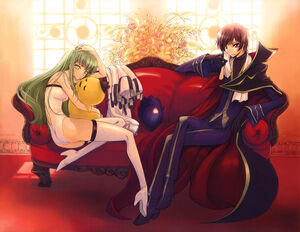 Code Geass - Illustration Rebels - C.C. & Lelouch