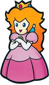 Princess Peach in Paper Mario 64