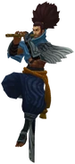 Yasuo's in-game character model.