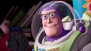 Now more confident, Buzz decides to get his friend out of trouble.
