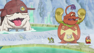 ShogunGekomon, Kabukimon and Gekomon are freezing