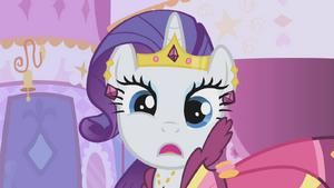 Rarity is surprised by Hoity Toity's request S1E14