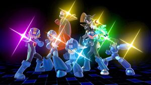 Star Force Mega Man in Mega Man's Final Smash in Super Smash Bros. Ultimate