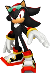 Shadow's artwork of Sonic Free Riders.