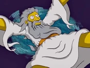 God's true face in Treehouse of Horror XVI.
