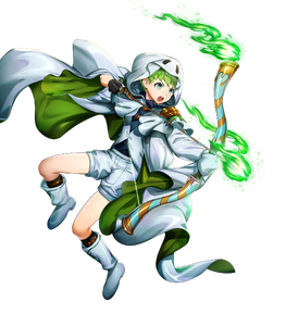 Artwork of Tricky Archer Rolf from Fire Emblem Heroes by Mikuro.