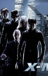 Professor X with Wolverine, Cyclops, Jean Grey, and Storm in the first film.