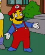 Mario in The Simpsons