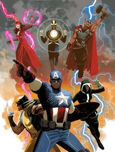 Uncanny Avengers (Earth-616) from Uncanny Avengers Vol 1 1 variant cover