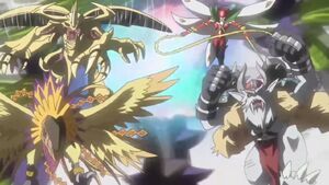 Four Mega Level Digimon are in the final battle