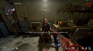 The Requiem Strike Team rebuilds and activates Klaus.